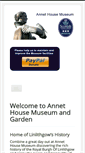 Mobile Screenshot of blog.annethousemuseum.org.uk