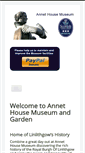 Mobile Screenshot of annethousemuseum.org.uk